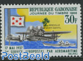 Stamp Day, airmail service 1v