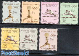 Olympic Committee 7v, overprints +5c (without dot behind c)