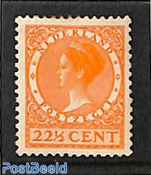 22.5c orange, stamp out of set