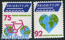 Priority stamps 2v s-a with priority tab