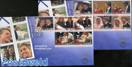 Royal family III 10v FDC (2 envelopes)