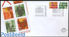 Business stamps FDC