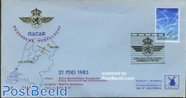 ISACAR flight, special cover