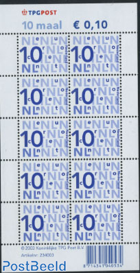 Sheet of 10 10c stamps