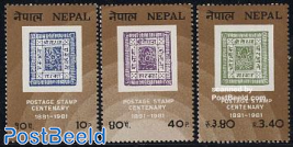 Stamp centenary 3v