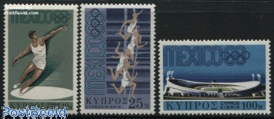 Olympic games Mexico 3v