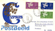 Europa (1961 issue) 3v